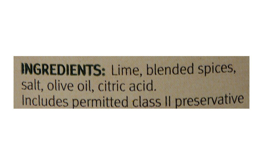 Organica Nimbu Ka Achaar in Olive Oil, Lime Pickle   Glass Jar  300 grams